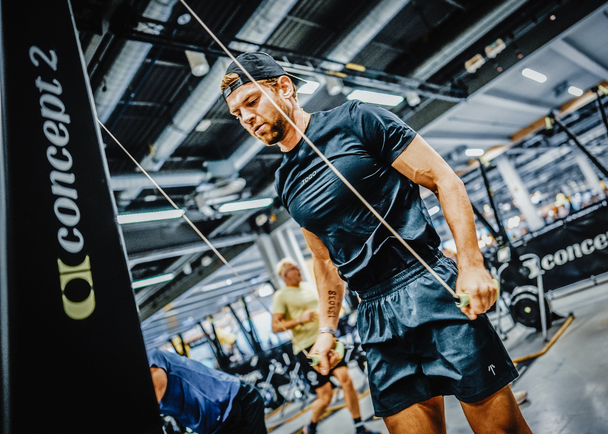 A man completing Hyrox