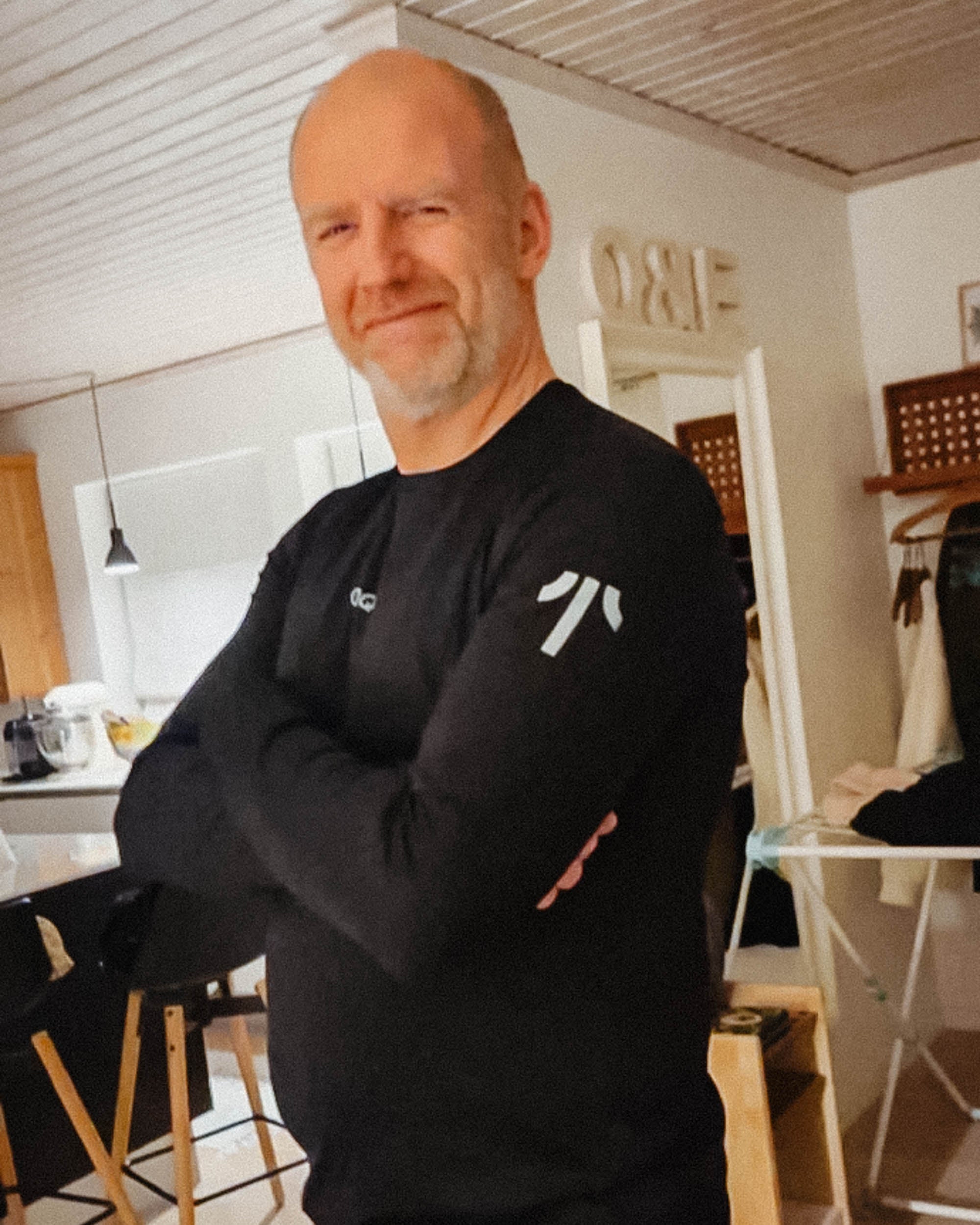 A man posing in TOQO clothes