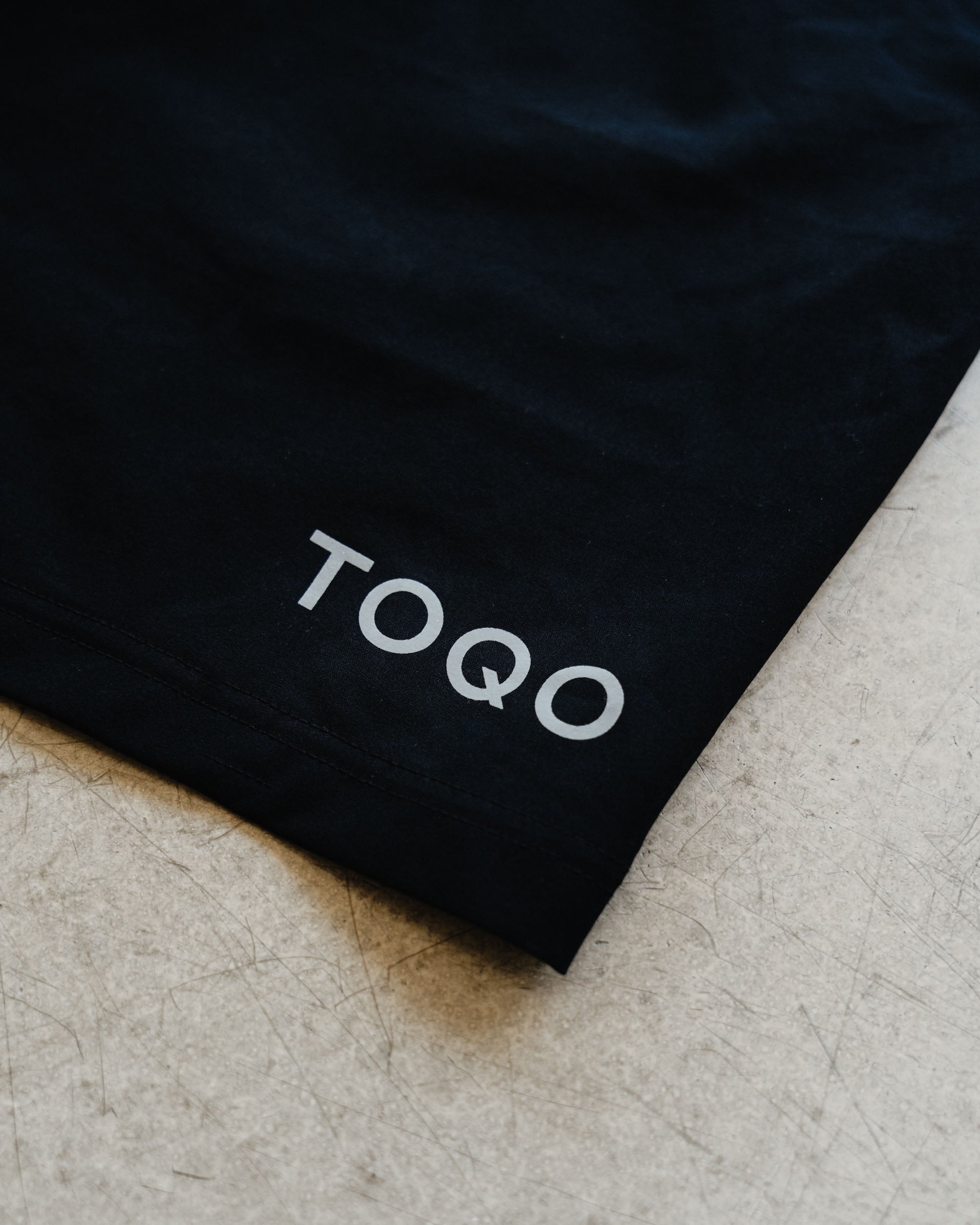 A close up of the TOQO shorts