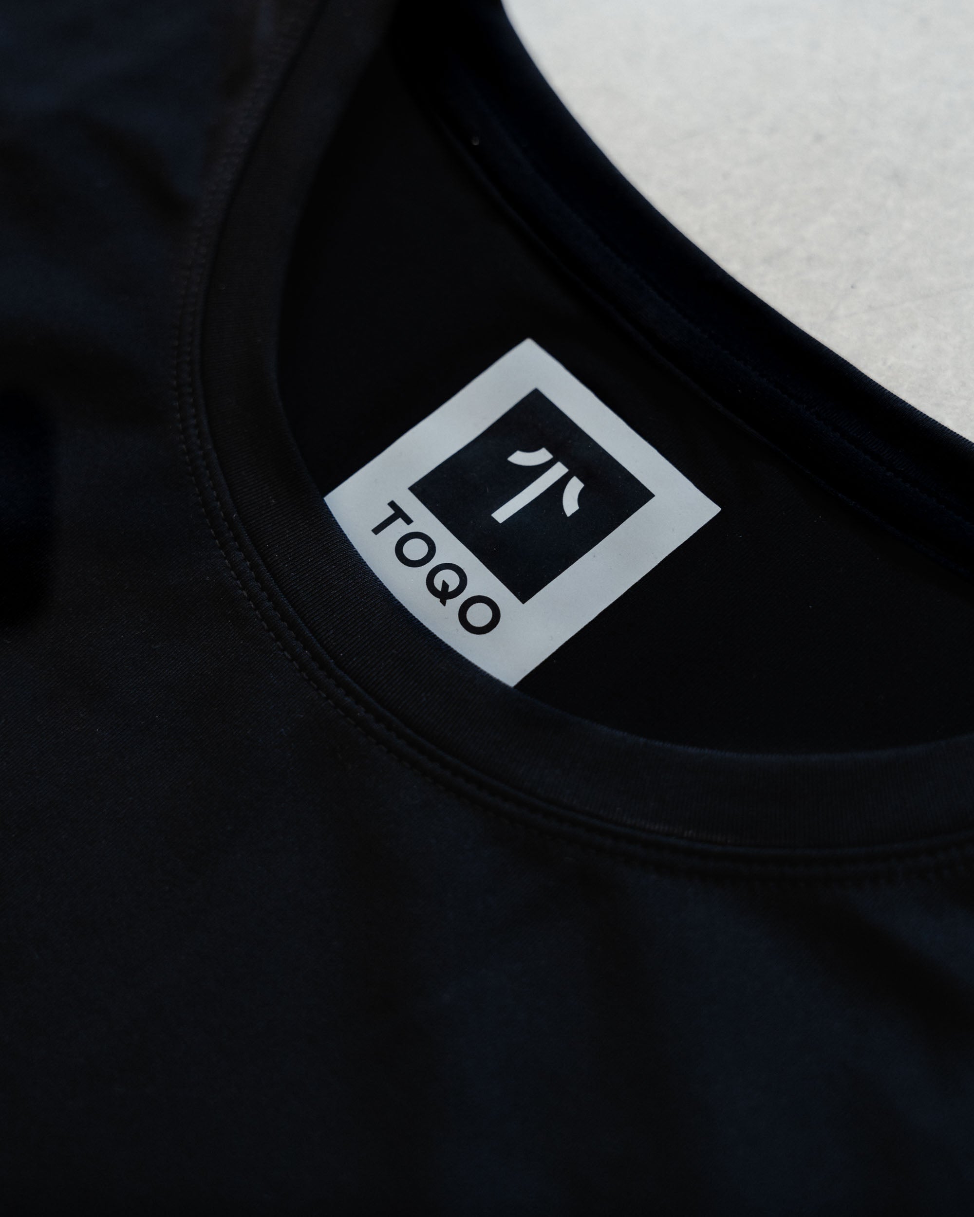 Close up of the TOQO longsleeve shirt