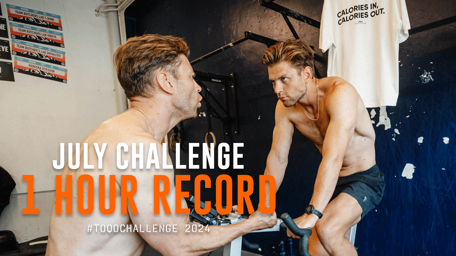 A man cycling in TOQO shorts